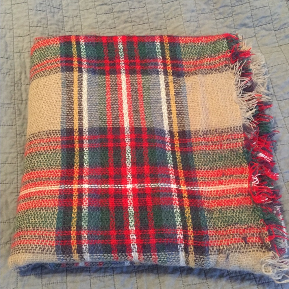 Tartan Plaid Blanket Scarf